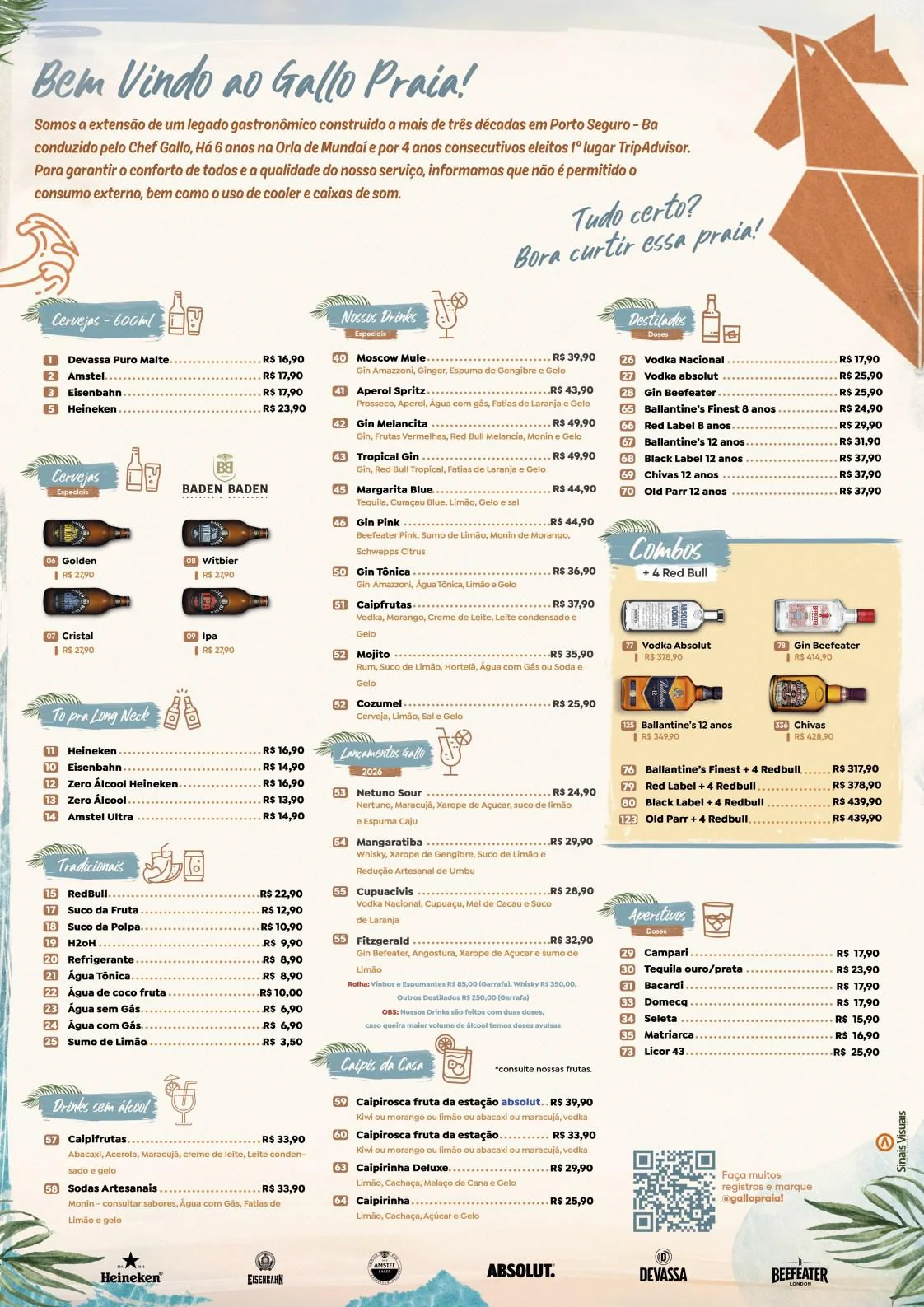 Conheça nosso cardápio., página 1