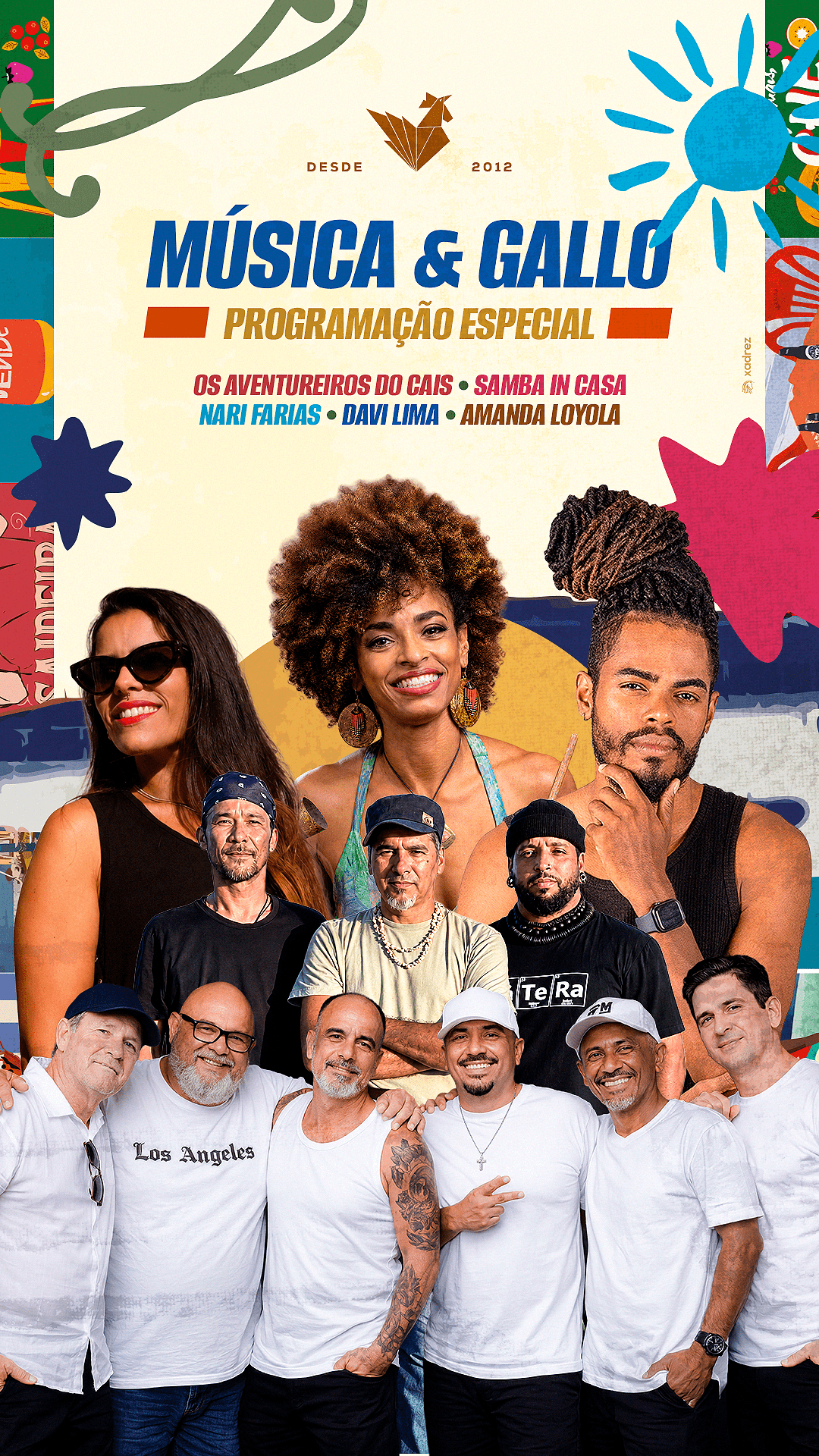 Programação de eventos do fim de semana — Gallo da Esquina